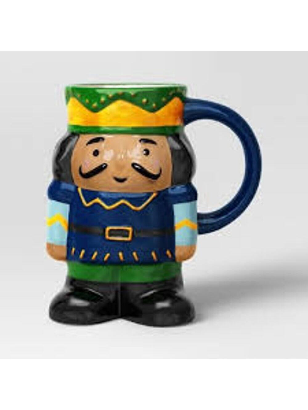 Wondershop NWT Winter Light Nutcracker Mug 16oz Blue 2024